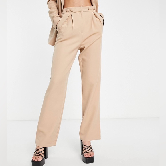 NWT 4th Reckless tan/beige high rise wide leg pants. Sz XL - Picture 2 of 13